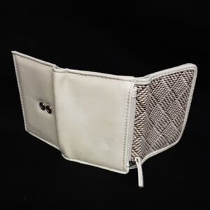 MUNDI Beige and Checkered Wallet